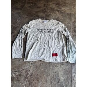 CHNG Protect Kids Not Guns Long Sleeve Shirt Policy Action Thoughts S